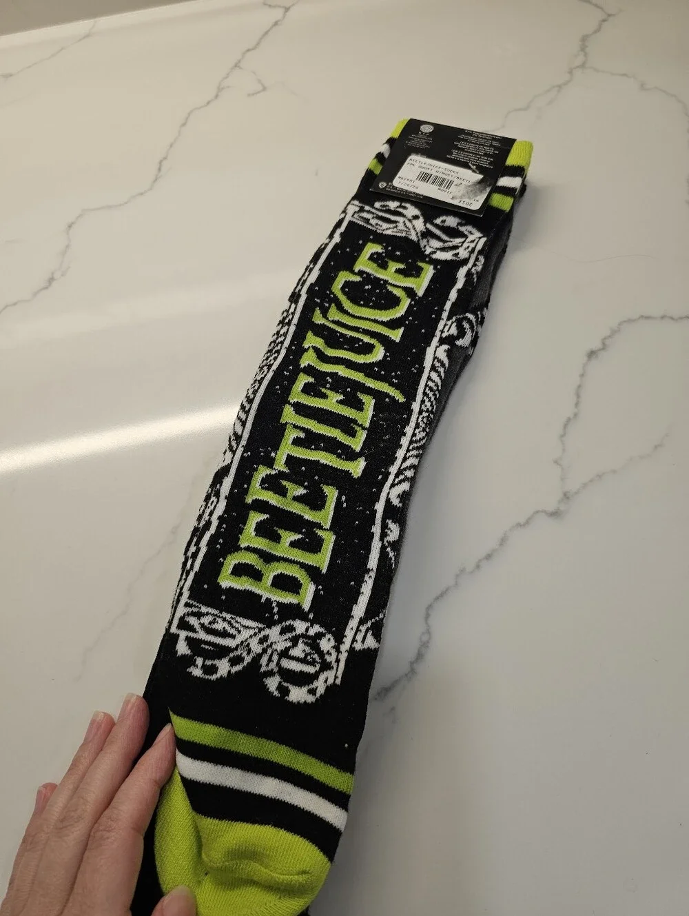Beetlejuice Novelty Socks 2 Pack NWT